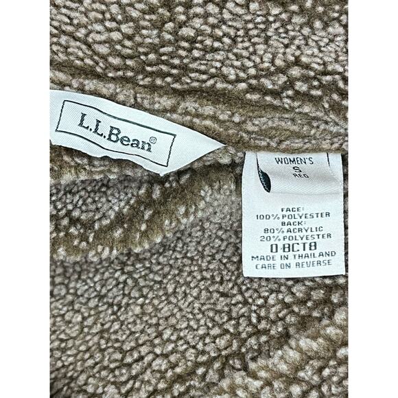 L.L. Bean Vintage Red Sherpa  Barn Coat Women's Jacket Size S Penny Lane - Picture 9 of 10